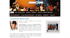 Desktop Screenshot of conciertos-didacticos.com