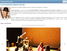 Tablet Screenshot of conciertos-didacticos.com